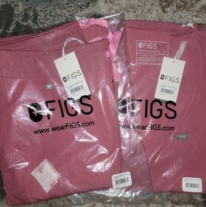 FIGS Special Edition Breast Cancer 🎀 Quartz Pink Medium SET